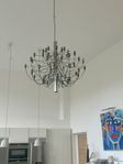 Taklampa Flos Sarfatti 50 krom med ledlampor