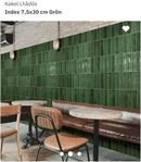 Grönt Kakel från Lhådös