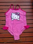 oanvänd baddräkt, flicka Hello Kitty