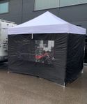 depåtält 3x3m med sidor. 