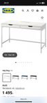 Skrivbord IKEA Alex 132*58