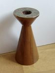 E. Barchmann ljusstake teak/koppar 1960-tal