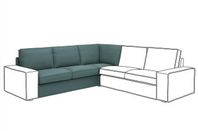 IKEA KIVIK Hörnsektion – Kelinge gråturkos