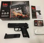 Heckler & Koch USP CO2 pistol ( Som Ny ) + Låda Steel BB