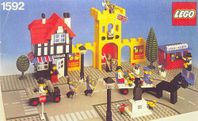 Lego 1592 Town Square Castle Scene