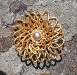 Vintage brosch och hänge.