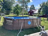 Ovanmarkpool Bestway Power steeel swim vista