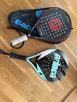 2 pack padelrack nyskick ink 1 paket bollar.