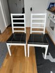 2 stadiga snygga köksstolar