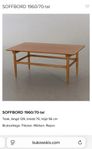soffbord i Teak 60-70 tal