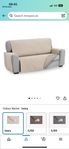 2 sits skydd för soffa