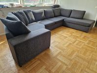 Mio stor soffa med ”cozycorner” Fri leverans