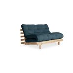 Karup Design Roots bäddsoffa – Petrol Blue, vitlaserad ra