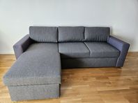 Bäddsoffa 3-sits med schäslong