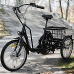 Trehjulig elcykel. Helt ny