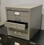 Mini hurts Bisley Multidrawer 5 lådor, grå