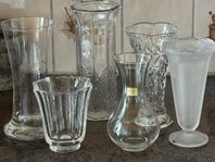 Glasvasar 6 st