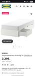 ikea säng Nordli med mio madrass