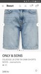 Nya jeansshorts Only & sons