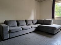 Grå Divansoffa 