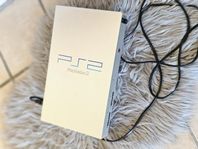 PS2 Silver edition med tillbehör