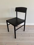 4st Mavis Rod stol svartlaserad ask