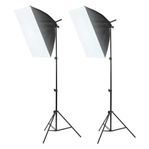 Nikabe Softbox Studioset (2 st) – Komplett