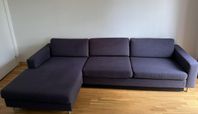 Bolia Bäddsoffa Scandinavia divan - grafitgrå textil