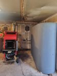 Vedpanna 45Kw med tank