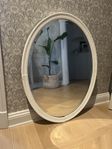 Antik oval spegel – 88 x 66 cm