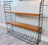 Stringhylla teak 50-60-tal