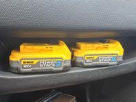 Dewalt Powerstack Batterier 1,7Ah Oanvända