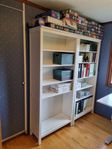 Hemnes bokhylla vit
