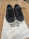 Gucci Ace Monogrammed Low-Top Sneakers