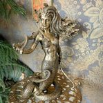 Bronserad Medusa Staty I Harts - Grekisk - Mytologi