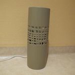 Bordslampa brun keramik