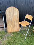 Barbord + 4 stolar