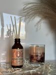 doft set / ljus och diffusor/ handgjorda/ present 