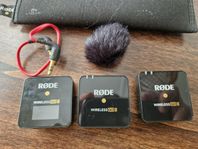 Rode wireless go ii. Trådlöst mikrofon.