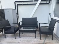 utemöbler set balkongmöbler utomhus 