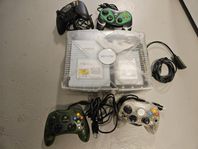 Original Xbox, crystal, chippad, 300GB hårddisk, HDMI