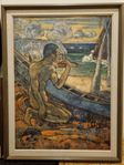 "The Poor Fisherman" - Paul Gauguin, 1896.