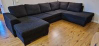 Soffa med dubbel divan
