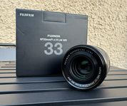 Fujifilm XF 33mm f/1.4 R WR i Toppskick!