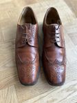 Mens Russell & Bromley of London, Brown Leather Oxford Shoes