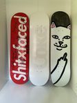 3 skateboard decks