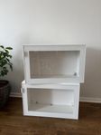 Ikea Bestå  vita Vitrinskåp