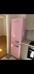 Smeg FAB32 kyl och frys rosa retro, toppskick