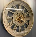 Stor och cool väggklocka 80 cm, Steampunk, industristil