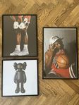 Poster Michael Jordan och Kaws